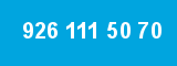 926 111 50 70 926 111 50 70